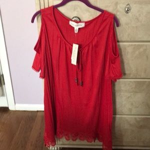 French Laundry cold shoulder top